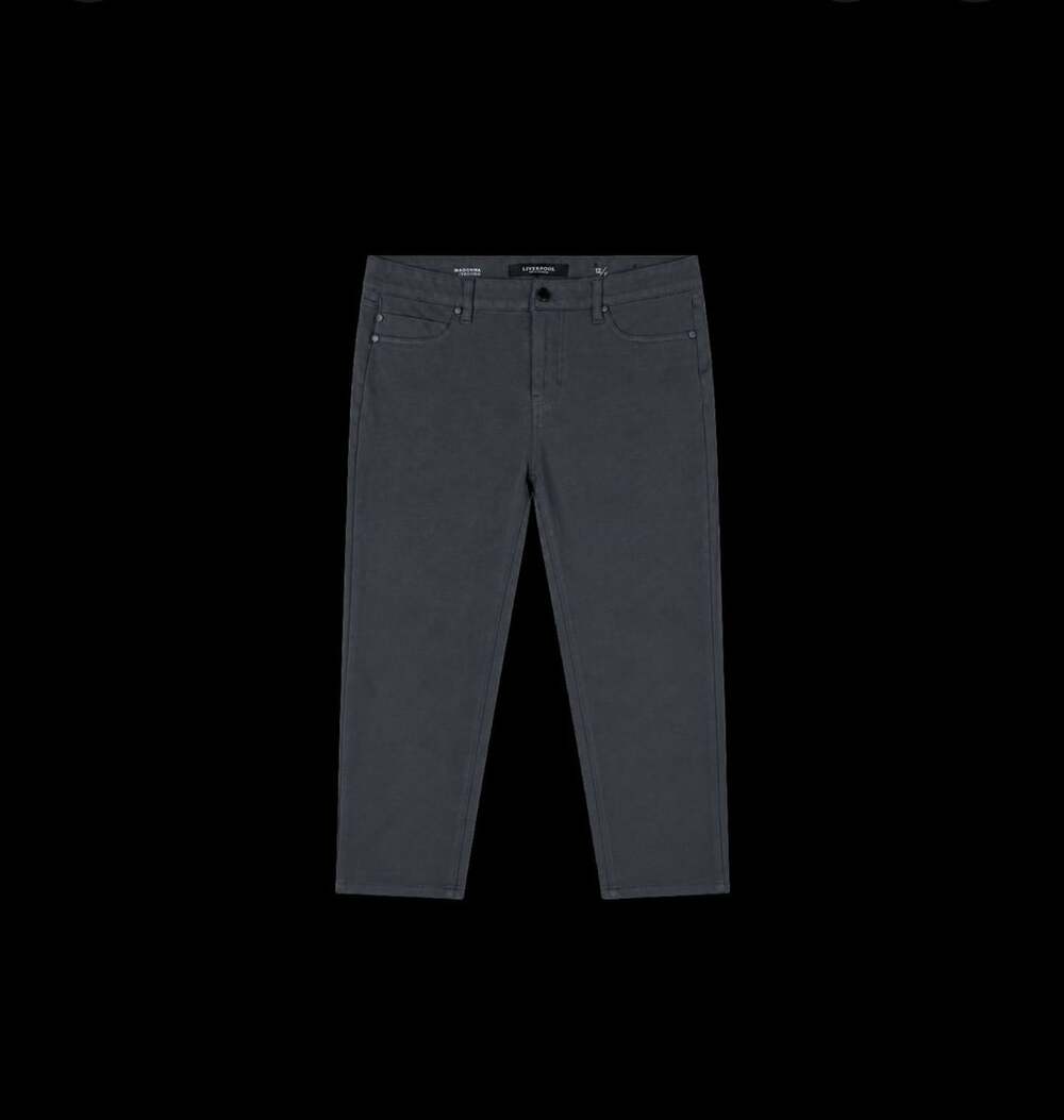 Liverpool Jeans Company Madonna knit pants dark grey/black Stretch Pants Size 12